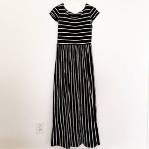 Maxi striped Modcloth dress medium